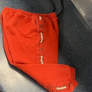 Reebok Kids Bold Red Joggers